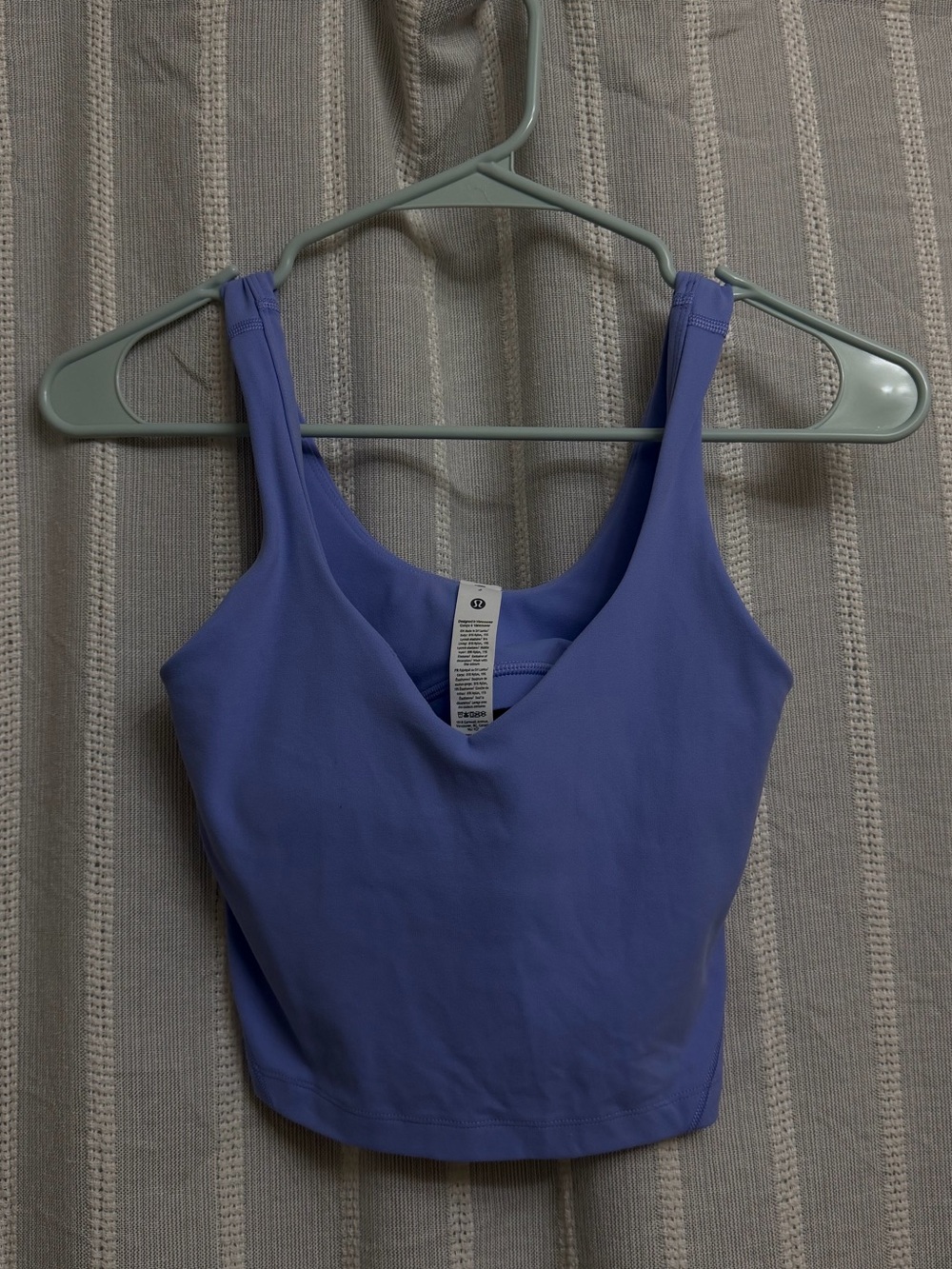 Lululemon “Align” Dark Lavender Cropped Tank Top